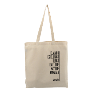 Totebag "El amor es el único juego...