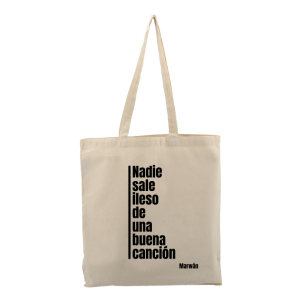 Totebag "Nadie sale ileso..."